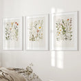 Load image into Gallery viewer, Watercolor Wildflower Floral Nursery Wall Art Set