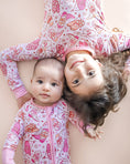 Load image into Gallery viewer, Bamboo Zip Romper | Cowgirl