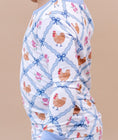Load image into Gallery viewer, Bamboo Two Piece Set | Chickens & Flowers