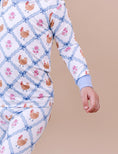 Load image into Gallery viewer, Bamboo Two Piece Set | Chickens & Flowers