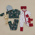 Load image into Gallery viewer, Green Nutcracker Bamboo Cozy Set