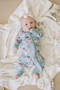 Load image into Gallery viewer, Cruisin' to Christmas Bamboo Zippy Romper