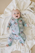 Load image into Gallery viewer, Cruisin' to Christmas Bamboo Zippy Romper