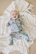 Load image into Gallery viewer, Cruisin' to Christmas Bamboo Zippy Romper
