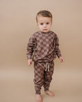 Load image into Gallery viewer, Jogger Set | Espresso Checkered