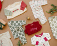 Load image into Gallery viewer, Tied with a Bow Christmas Organic Cotton Lounge Set