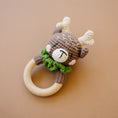Load image into Gallery viewer, Crocheted Reindeer Rattle
