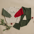 Load image into Gallery viewer, Christmas Ribbed Flared Leggings - Red or Green