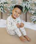 Load image into Gallery viewer, Santa Paws 2pc Bamboo Pajamas