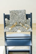 Load image into Gallery viewer, Black Dots Cushion for the Stokke Tripp Trapp Highchair