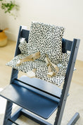 Load image into Gallery viewer, Black Dots Cushion for the Stokke Tripp Trapp Highchair