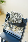 Load image into Gallery viewer, Black Dots Cushion for the Stokke Tripp Trapp Highchair