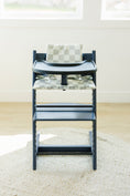 Load image into Gallery viewer, Neutral Checker Cushion for the Stokke Tripp Trapp Highchair