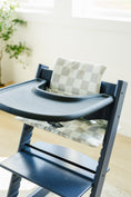 Load image into Gallery viewer, Neutral Checker Cushion for the Stokke Tripp Trapp Highchair