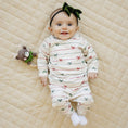 Load image into Gallery viewer, Tied with a Bow Christmas Organic Cotton Lounge Set