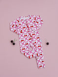 Load image into Gallery viewer, Bamboo Zip Romper | Cherry Bow
