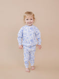 Load image into Gallery viewer, Jogger Set | Blue Flowers