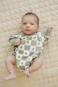 Load image into Gallery viewer, Checkered Christmas Tree Sweatshirt Romper