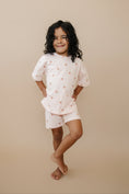 Load image into Gallery viewer, Organic Cotton Strawberry Print Shorts Set