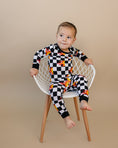 Load image into Gallery viewer, Bamboo Two Piece Set | Checker Blaze