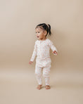Load image into Gallery viewer, Bamboo Zip Romper | Cozy Daisy