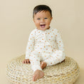 Load image into Gallery viewer, Little Pumpkin Bamboo Zippy Romper