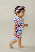 Load image into Gallery viewer, Bamboo Shorts Set | Red-White & Bows