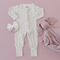 Load image into Gallery viewer, Tiny Tulips Bamboo Zippy Pajamas