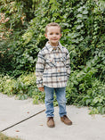 Load image into Gallery viewer, Cream Plaid Shacket