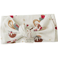 Load image into Gallery viewer, Merry & Bright Ribbed Bamboo Head Wrap
