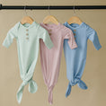Load image into Gallery viewer, Newborn Bamboo Gown & Hat Set
