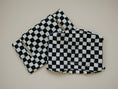 Load image into Gallery viewer, Black & White Checkered Cushion for the Stokke Tripp Trapp Highchair