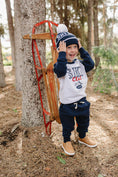 Load image into Gallery viewer, Navy Ski Beanie