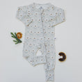 Load image into Gallery viewer, Beary Sleepy Zippy Romper