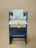 Load image into Gallery viewer, Sage Green Gingham Cushion for the Stokke Tripp Trapp Highchair