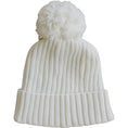 Load image into Gallery viewer, White Knit Beanie