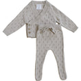 Load image into Gallery viewer, Taupe Pointelle Knit Set
