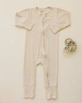 Load image into Gallery viewer, Solid Ribbed Bamboo Zippy Romper - more colors