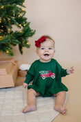 Load image into Gallery viewer, Christmas Tree Truck Bamboo Sweatshirt Romper