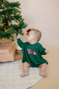 Load image into Gallery viewer, Christmas Tree Truck Bamboo Sweatshirt Romper