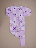 Load image into Gallery viewer, Bamboo Zip Romper | Raspberry