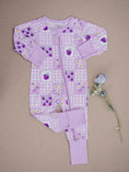 Load image into Gallery viewer, Bamboo Zip Romper | Raspberry