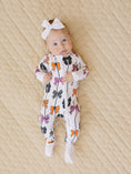 Load image into Gallery viewer, Bamboo Zip Romper | Spooky Bows