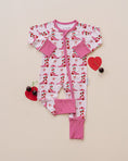 Load image into Gallery viewer, Bamboo Zip Romper | Bootsberry Cowgirl