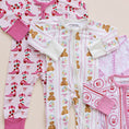 Load image into Gallery viewer, Bamboo Zip Romper | Bootsberry Cowgirl