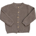 Load image into Gallery viewer, Brown Knit Button Down Cardigan