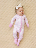 Load image into Gallery viewer, Bamboo Zip Romper | Petal Whimsy
