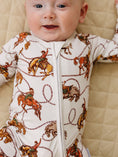 Load image into Gallery viewer, Bamboo Zip Romper | Rodeo Club