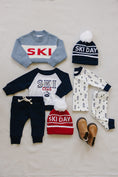 Load image into Gallery viewer, Navy Ski Beanie