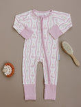 Load image into Gallery viewer, Bamboo Zip Romper | Little Ballerina